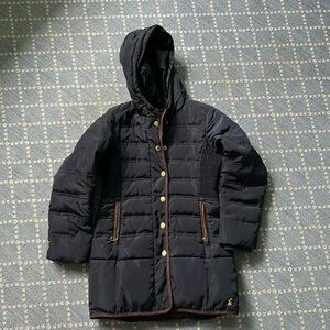 Joules Girls Navy Puffer